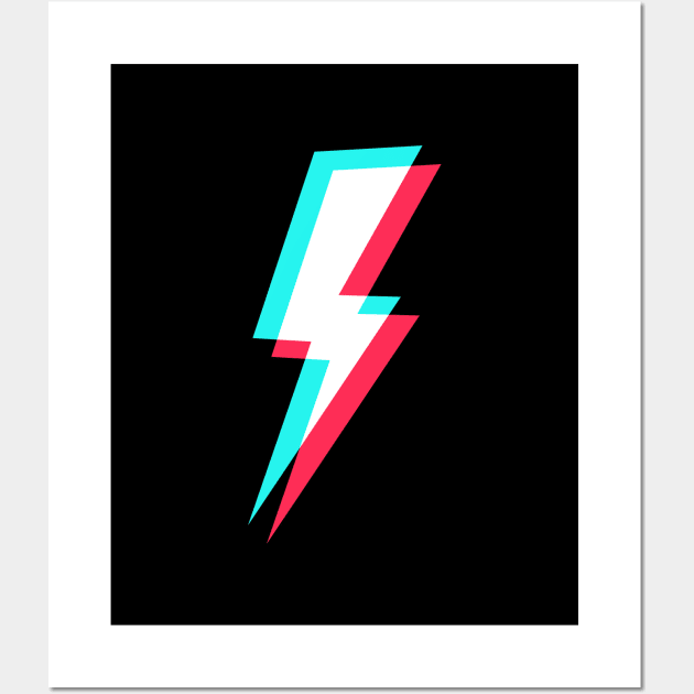 Flash Bolt Wall Art by Happy Lime